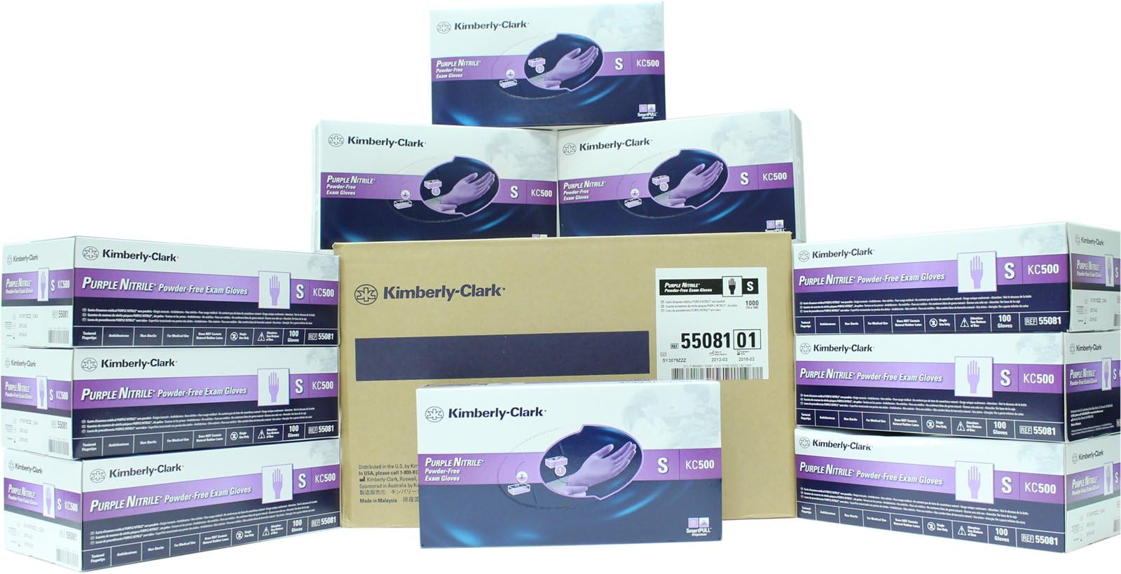 Halyard Health Purple Nitrile Glove, Small - 1000/CS