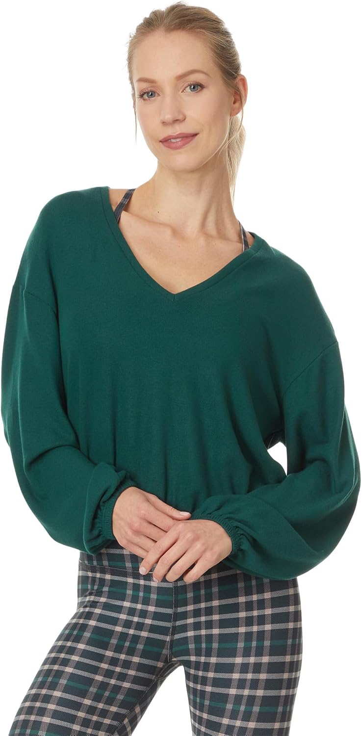 Beyond Yoga Women's Soft Spoken Cropped Pullover