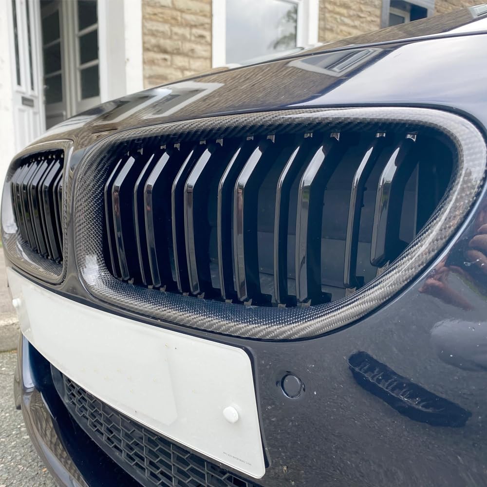 Carbon Fiber Front Grille for 2012+ BMW M6 & 6 Series F06 F12 F13 640i 650i xDrive (Double Line)
