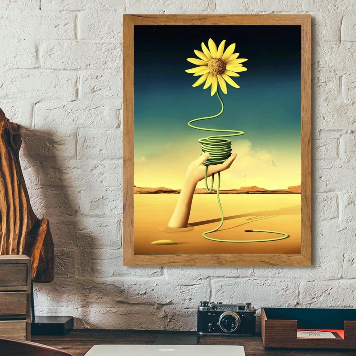 サルバドール・ダリ　花器　花瓶　磁器　神曲シリーズ　専用箱・保証書付 Amazon.co.jp: 有名なサルバドールダリのポスター《ひまわりの花