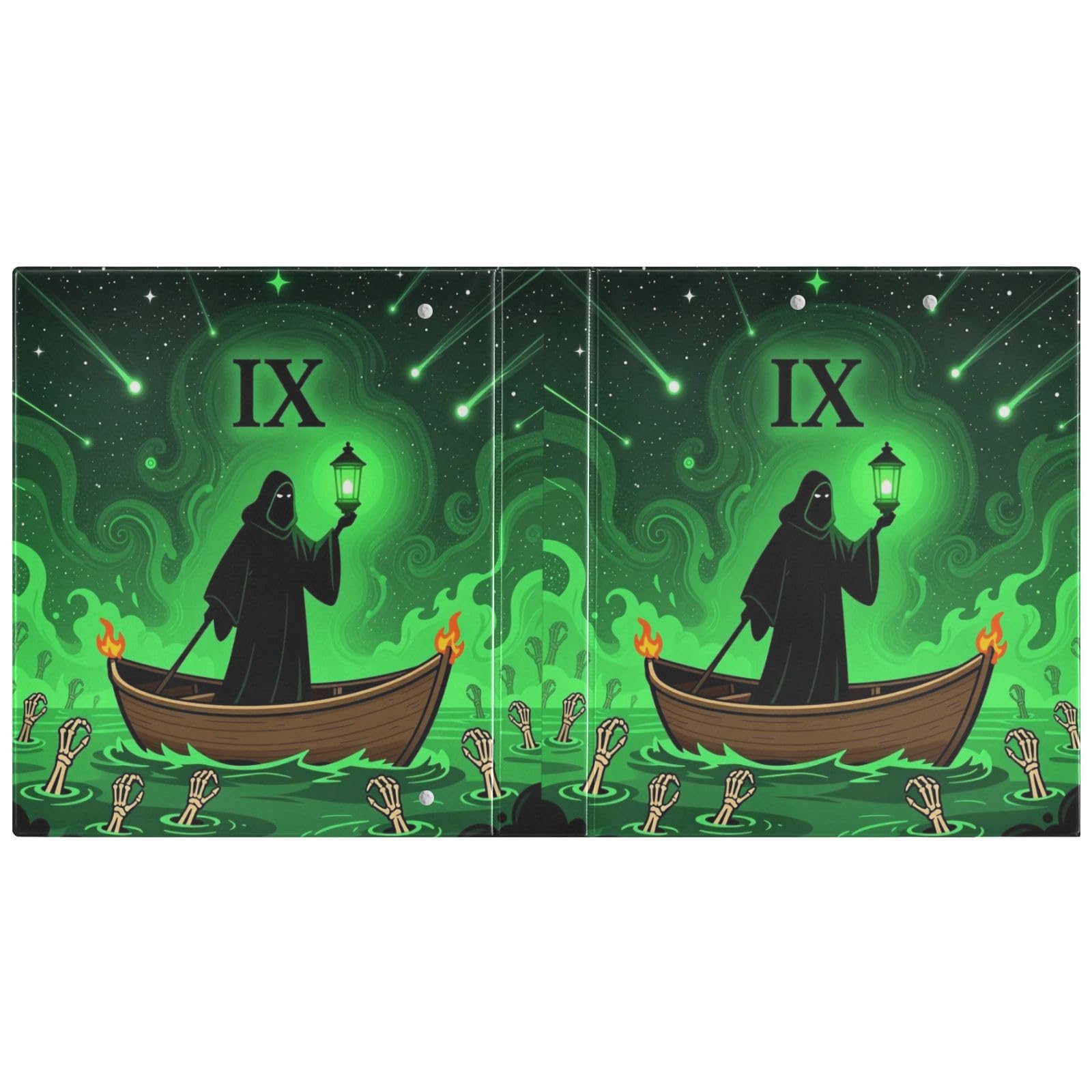 Raccoglitore a 3 anelli con copertina rigida The Hermit Tarocchi Grim
