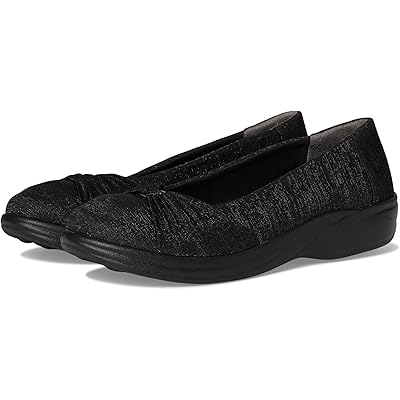 LifeStride Paige Ballerina/Skimmer Shoes black fabric
