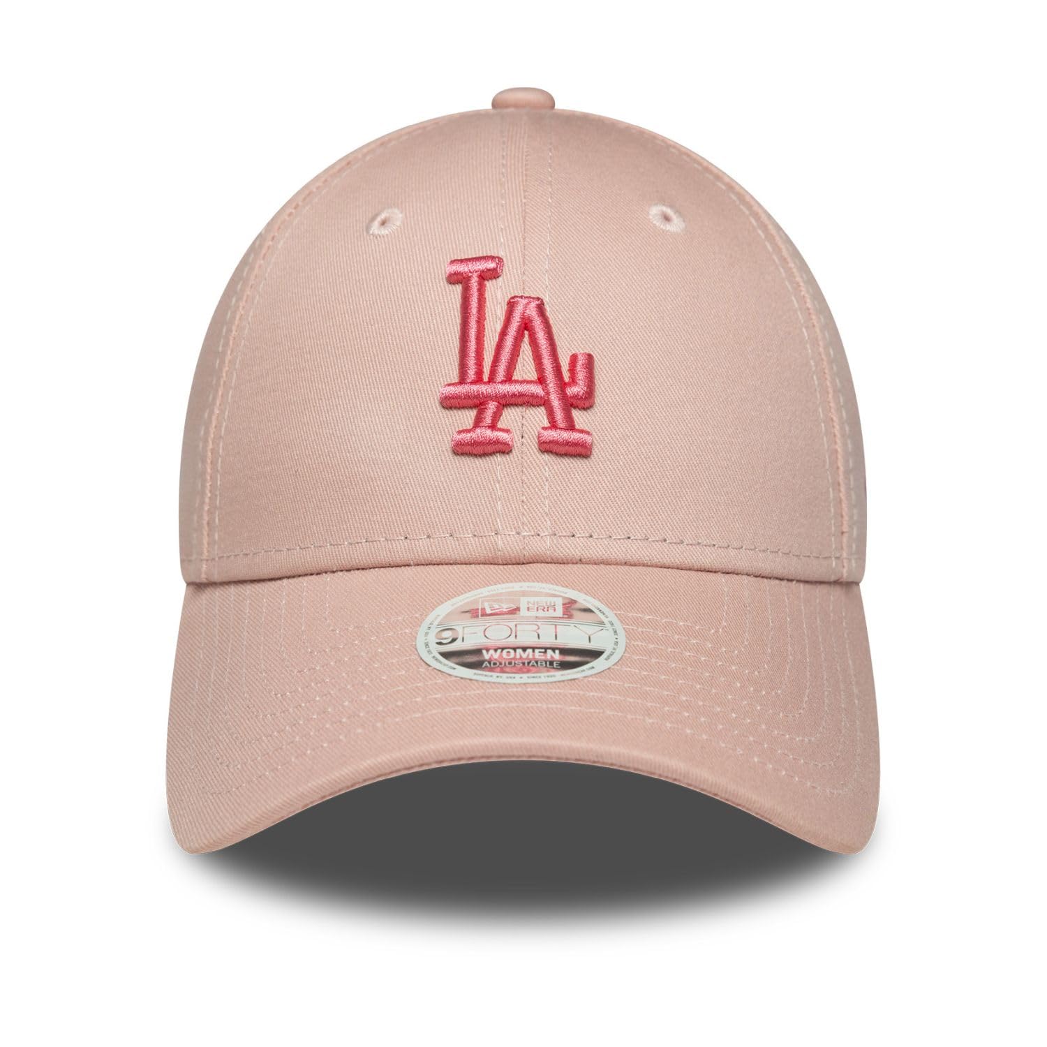 New Era 9Forty League Essential MLB Los Angeles Dodgers Cappello da baseball da donna rosa pastello