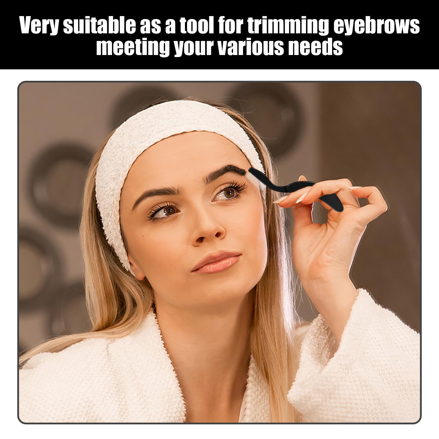 1 Peigne À Cils Et 1 Brosse À Cils, Peigne À Cils Portable Pliable, Séparateur De Cils, Applicateur De Crème Pour Sourcils, Outils De Beauté.