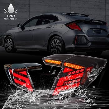 Honda civic fk7 fk8テールランプ 4個セット Amazon | Archaic シビック ハチバック FK7 FK8 タイプR