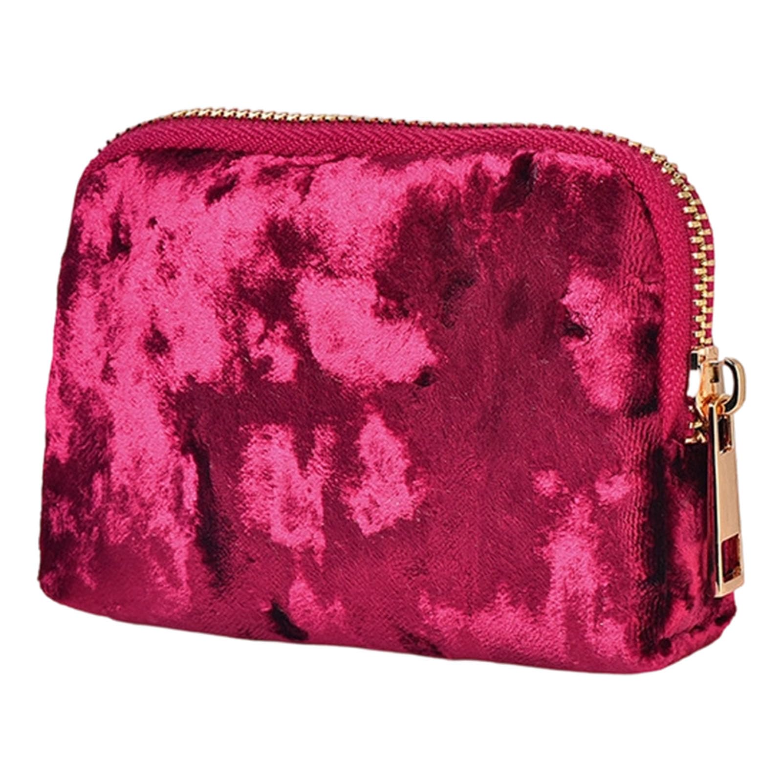 uikios Premium Velvety Jewelry Holder with Secure Zipper Design and Faux Hair Lining Protects Your Valuables From Scratches Velutinous Jewelry Organizers