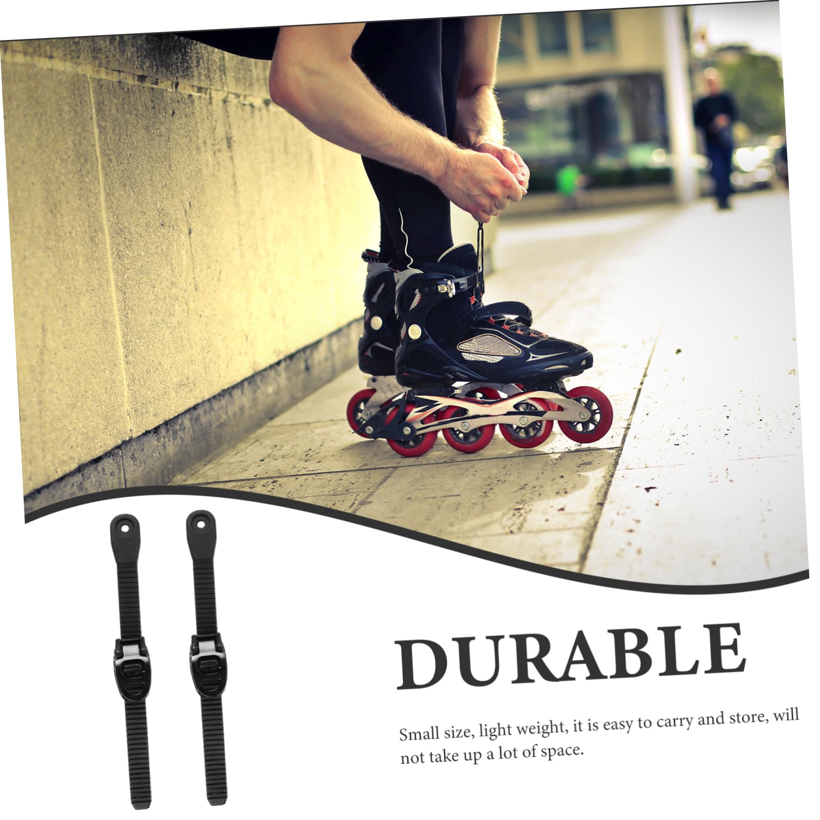 Outanaya Skate Leash Rollerbones Accessory Speed Skate Buckle Professional Buckle Straps Kit