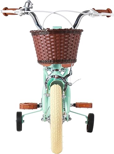 Miniatura 93 de JOYSTAR Bicicleta para niñas de 2 a 12 años, 12, 14, 16, 18 pulgadas, estilo retro, con ruedas de entrenamiento, bicicleta para niños de 20 pulgadas