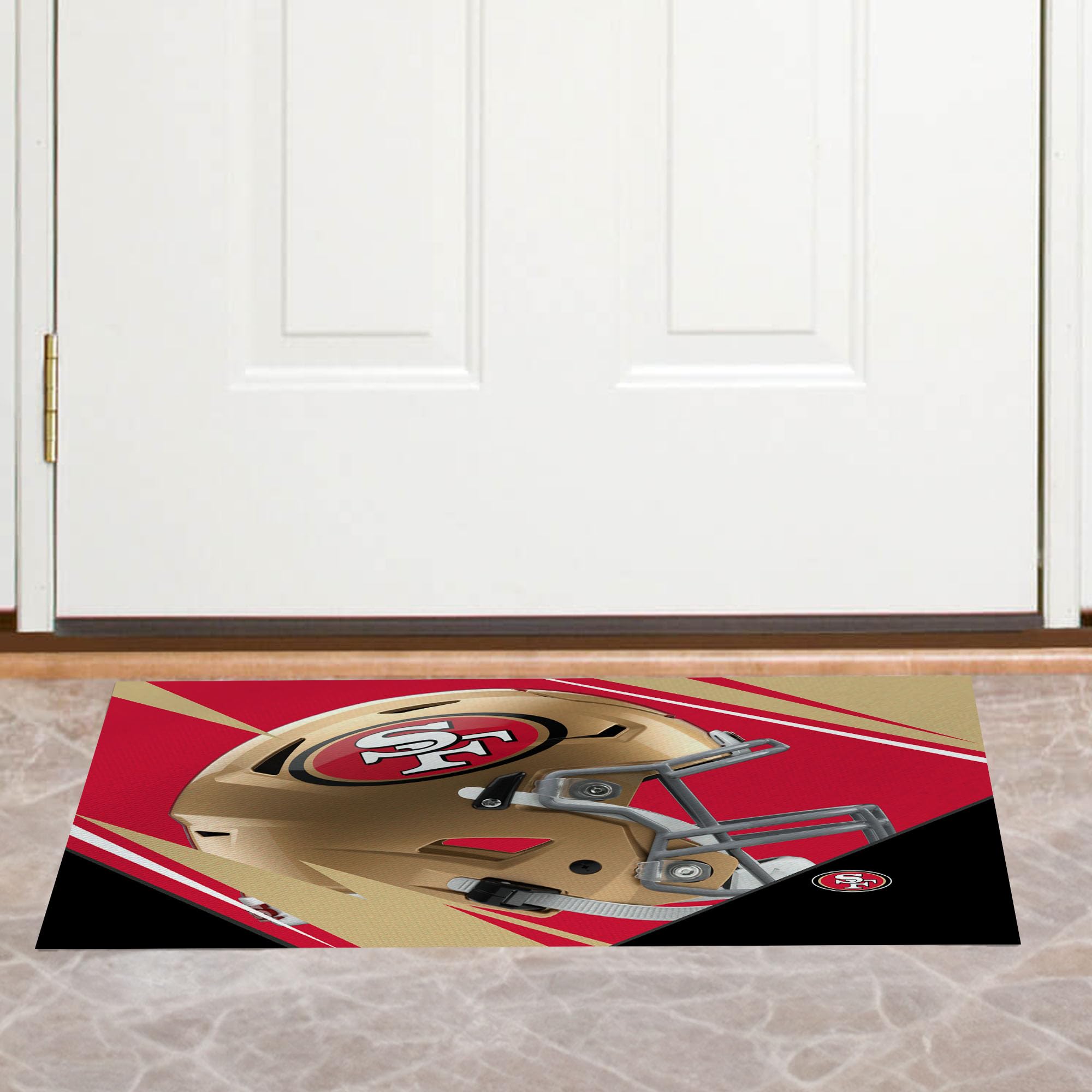 Amazon | Northwest The Company NFL 洗えるラグ、50.8 cm x 32インチ