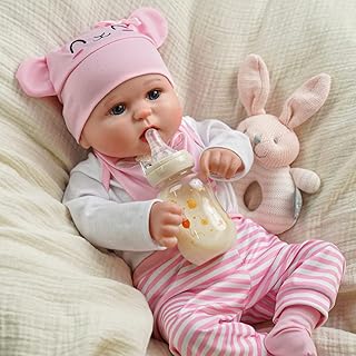 BABESIDE Reborn Baby Dolls, 20 inch Handmade Realistic Soft Vinyl Body Life Like Realistic Newborn Baby Dolls for Girls Boys Kids Age 3+