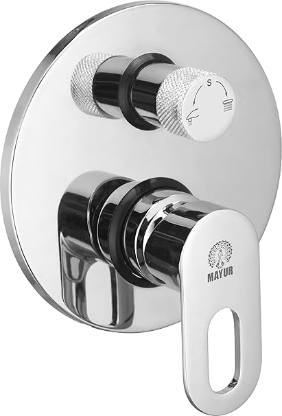 MAYUR CICH, MILANO-4165, Brass Single Lever 4 Way / 2 Inlet High Flow Diverter Full Set for Bathroom