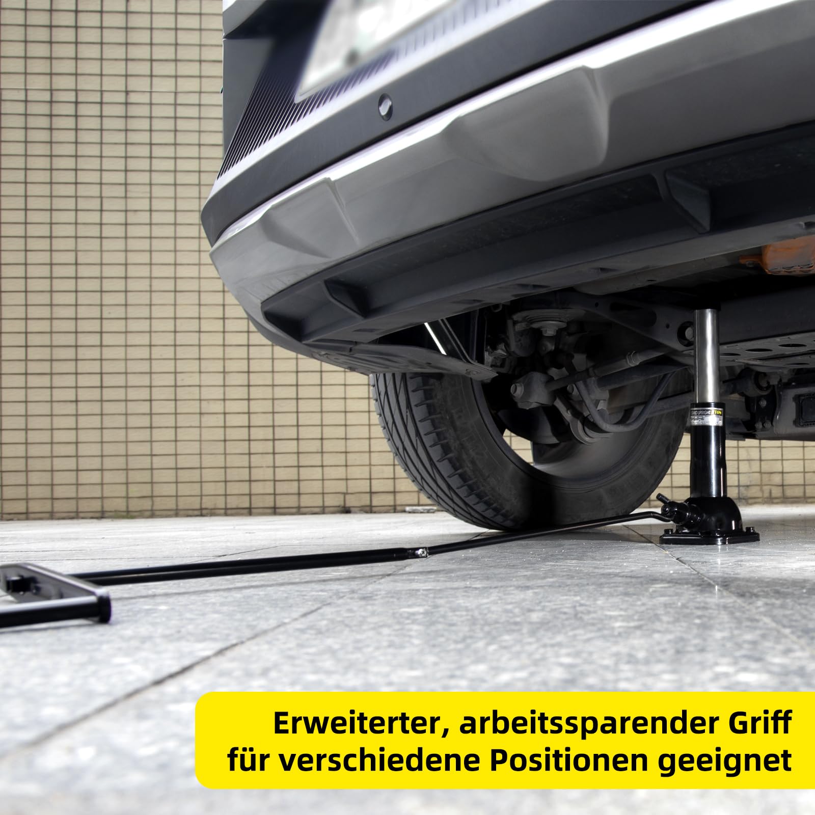 Pickup SUV cric non idraulico, portata fino a 2 T, bottiglia a spirale Jack e Jack Stands in uno, All-in-One Car Lift (107H)