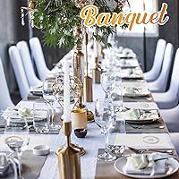 Vista 7 de Paquete de 200 servilletas desechables con monograma de papel de aluminio plateado con letra B, toallas de papel desechables para boda, compromiso