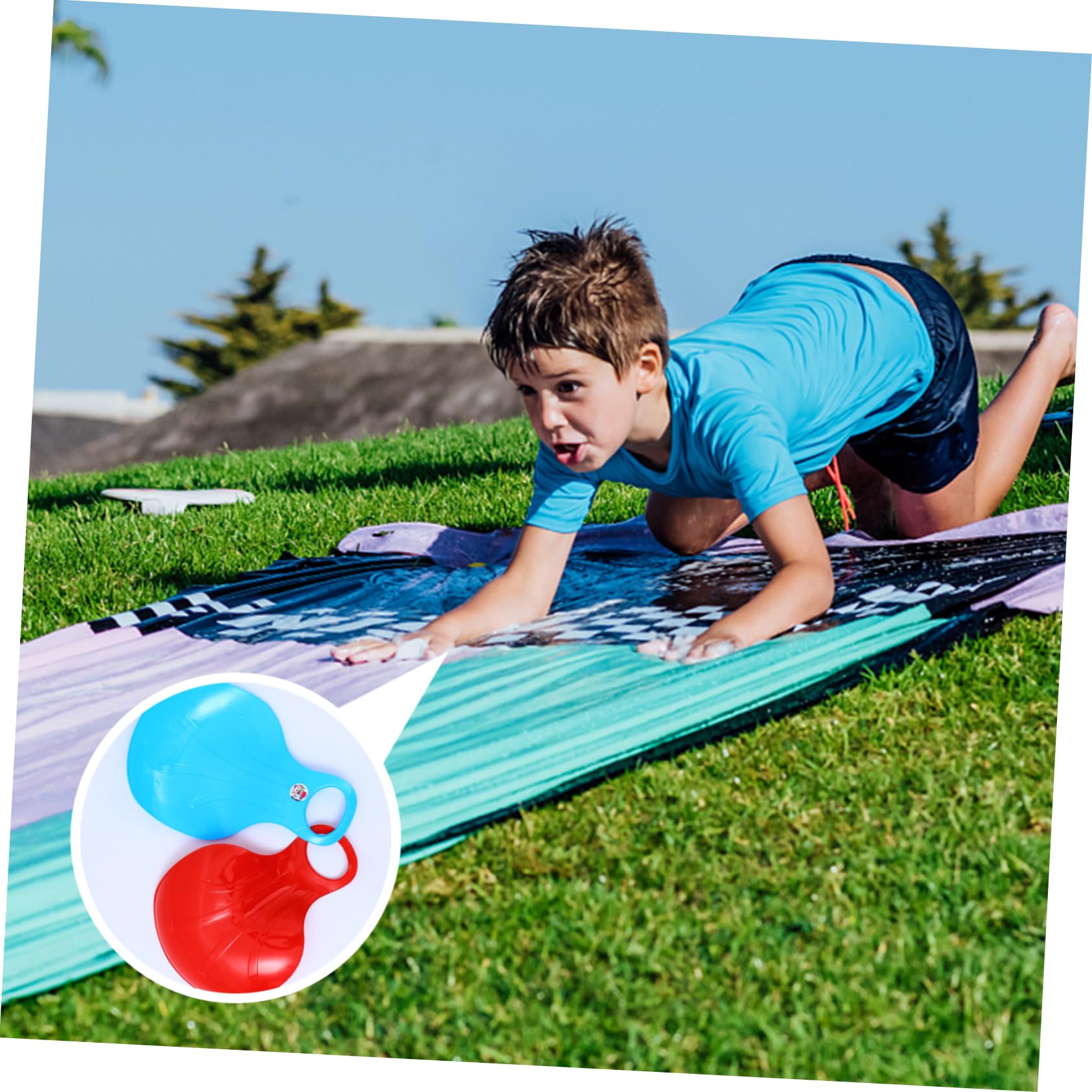 HANABASS Winter Snow Sledding Boys and Girls Children Skiing Board Snowboard Plate Outdoor Snowboard Thicken Grass Sleigh Slider