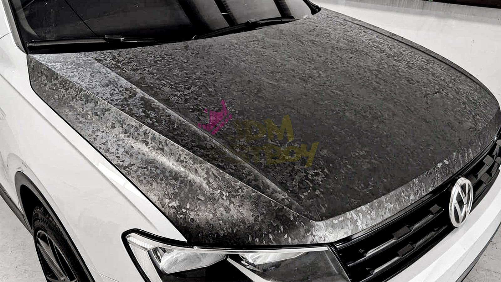 Amazon.com: 4D Pattern Forged Black Carbon Fiber Automotive