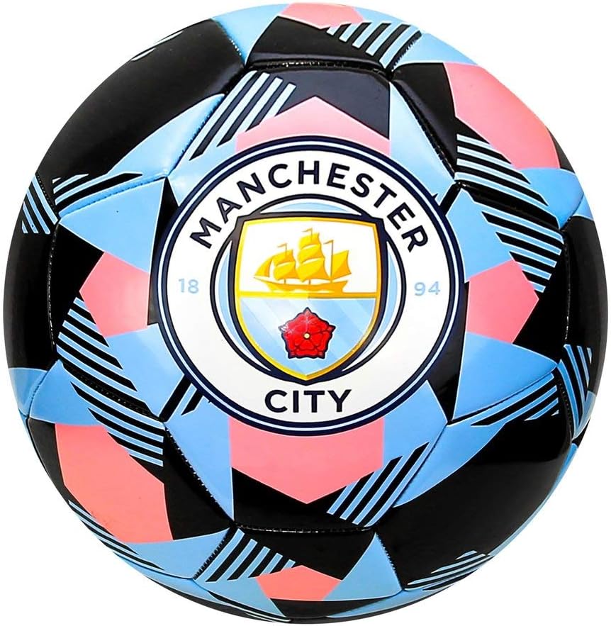 Icon Sports Compatible with Manchester City Soccer Ball Officially Licensed Size 5 02-1