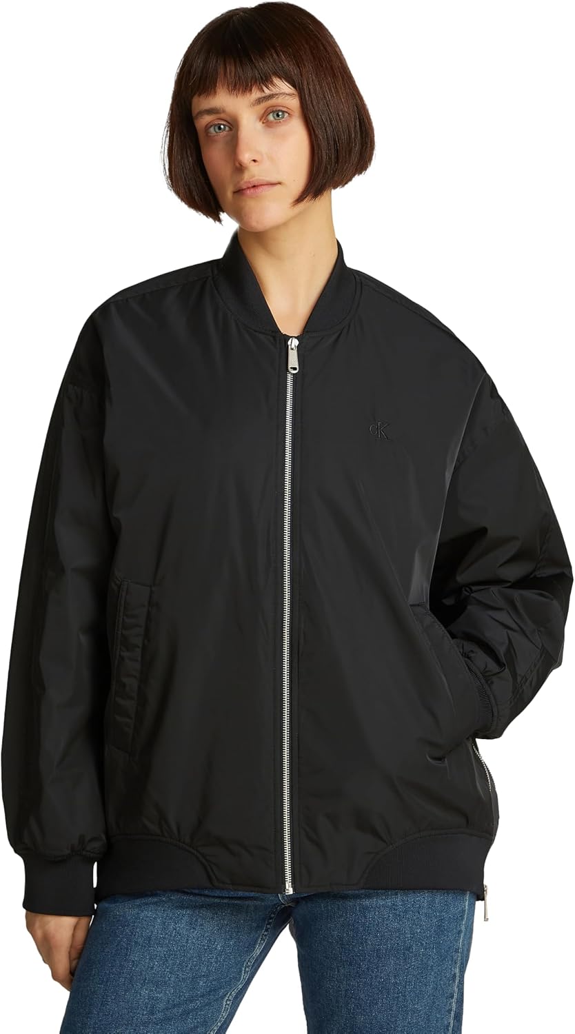 Calvin Klein LONG BOMBER Ceket Kadın