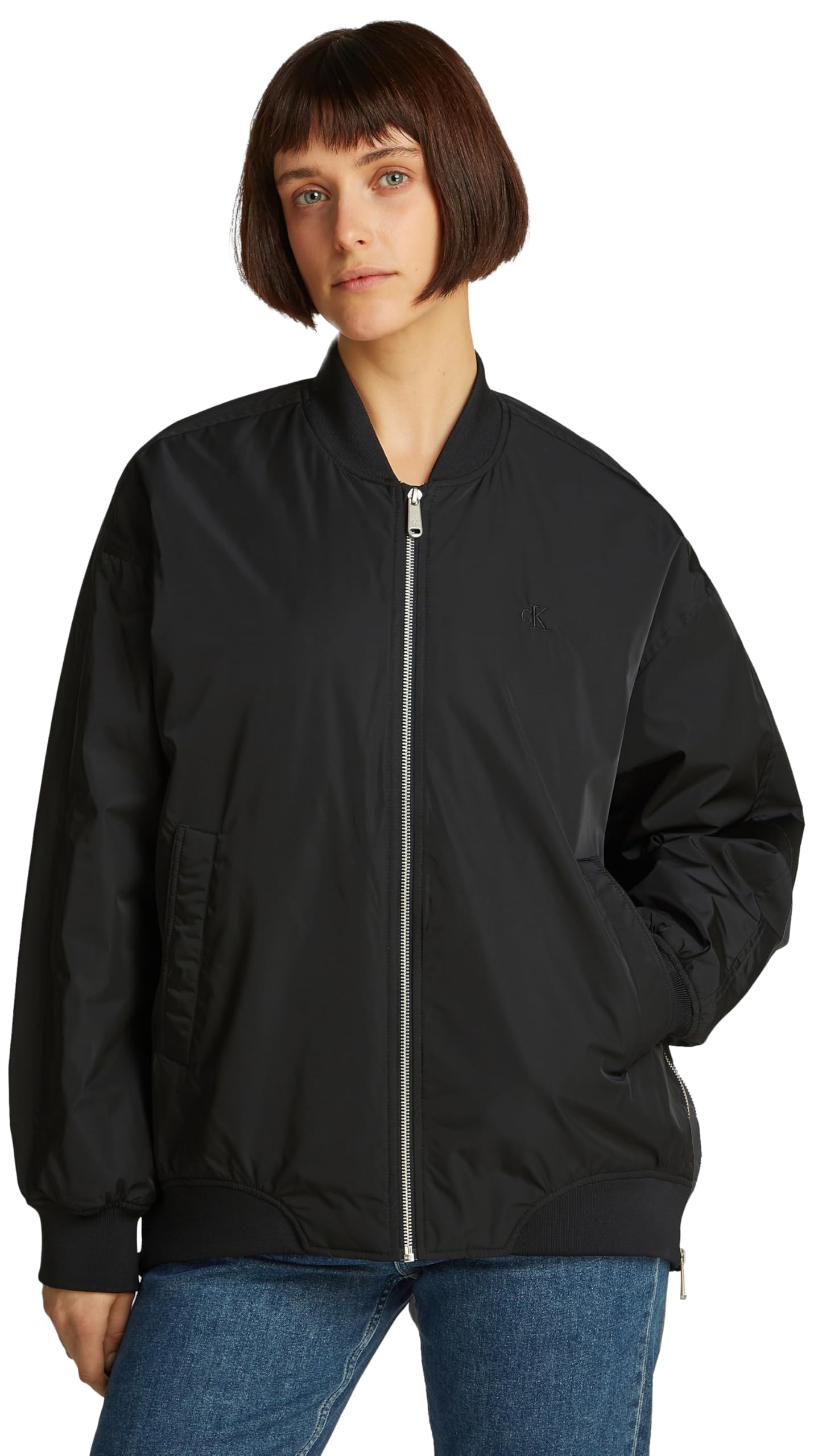 LONG BOMBER Ceket Kadın