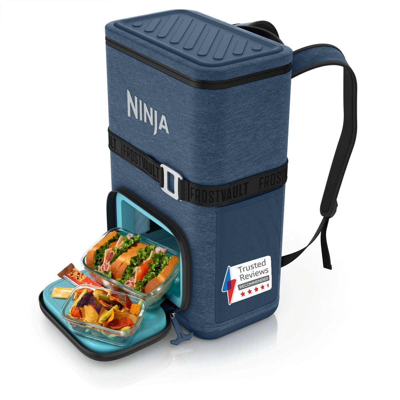 Ninja Outdoor FrostVault Go 17 litre 24-Can Backpack Soft Cooler with Cold Dry Zone