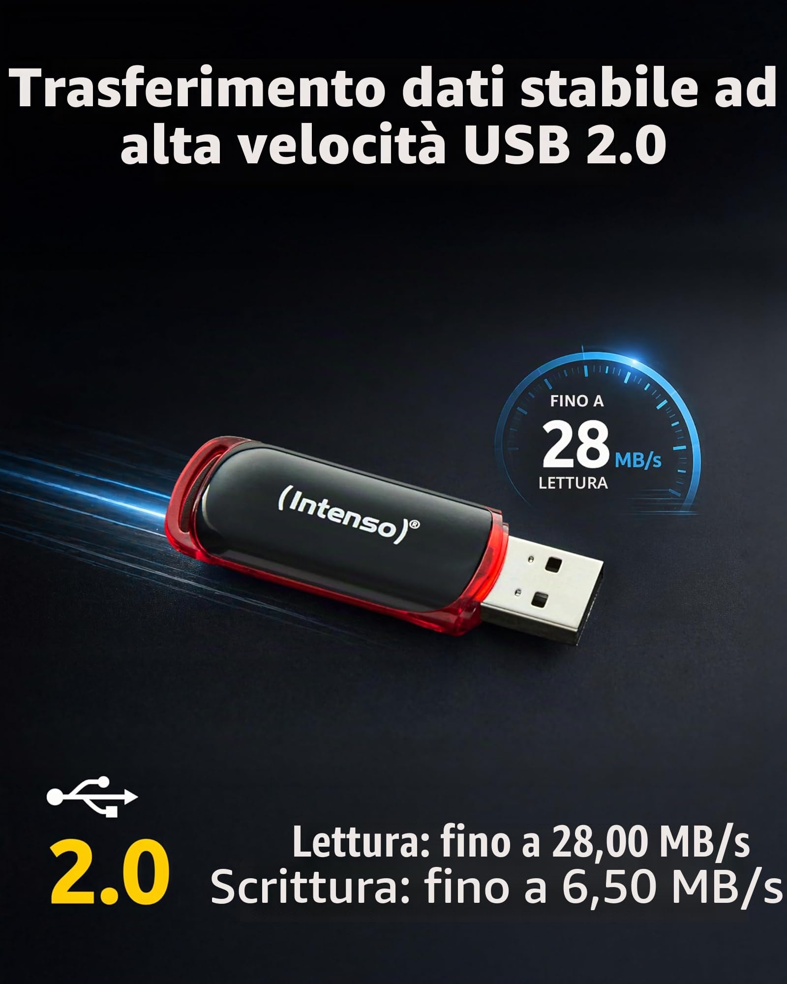 Intenso Business Line Flash Drive 16 GB USB 2.0 Black/Red