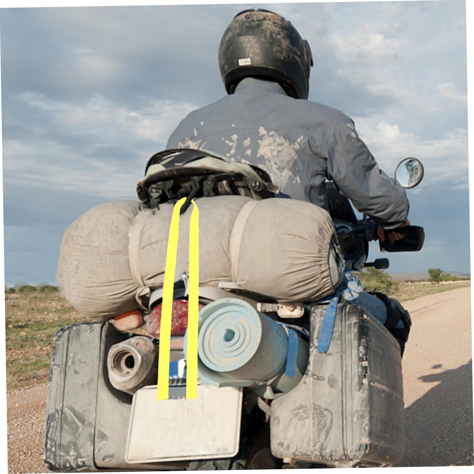 INOOMP 8pièces Sangles De Bagages Réglables Polyester pour Vélo Et Fixation De Charges Sangle Résistante à Accessoire Pratique pour Transport Plein Air