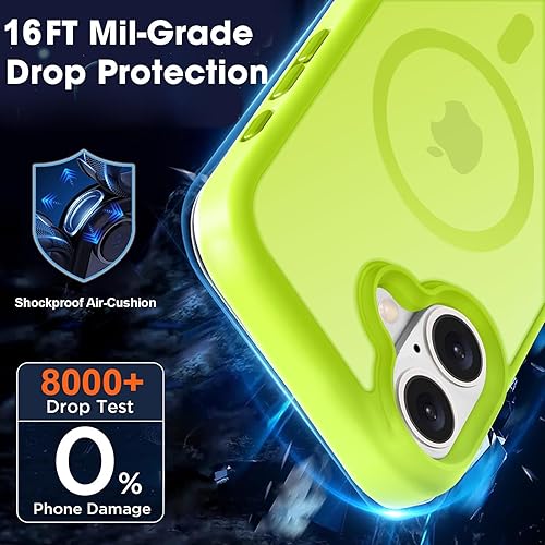 Vista 193 de MOCCA - Funda magnética resistente para iPhone 11 de 6.1 pulgadas, compatible con MagSafe, protector de pantalla de vidrio + protector de lente