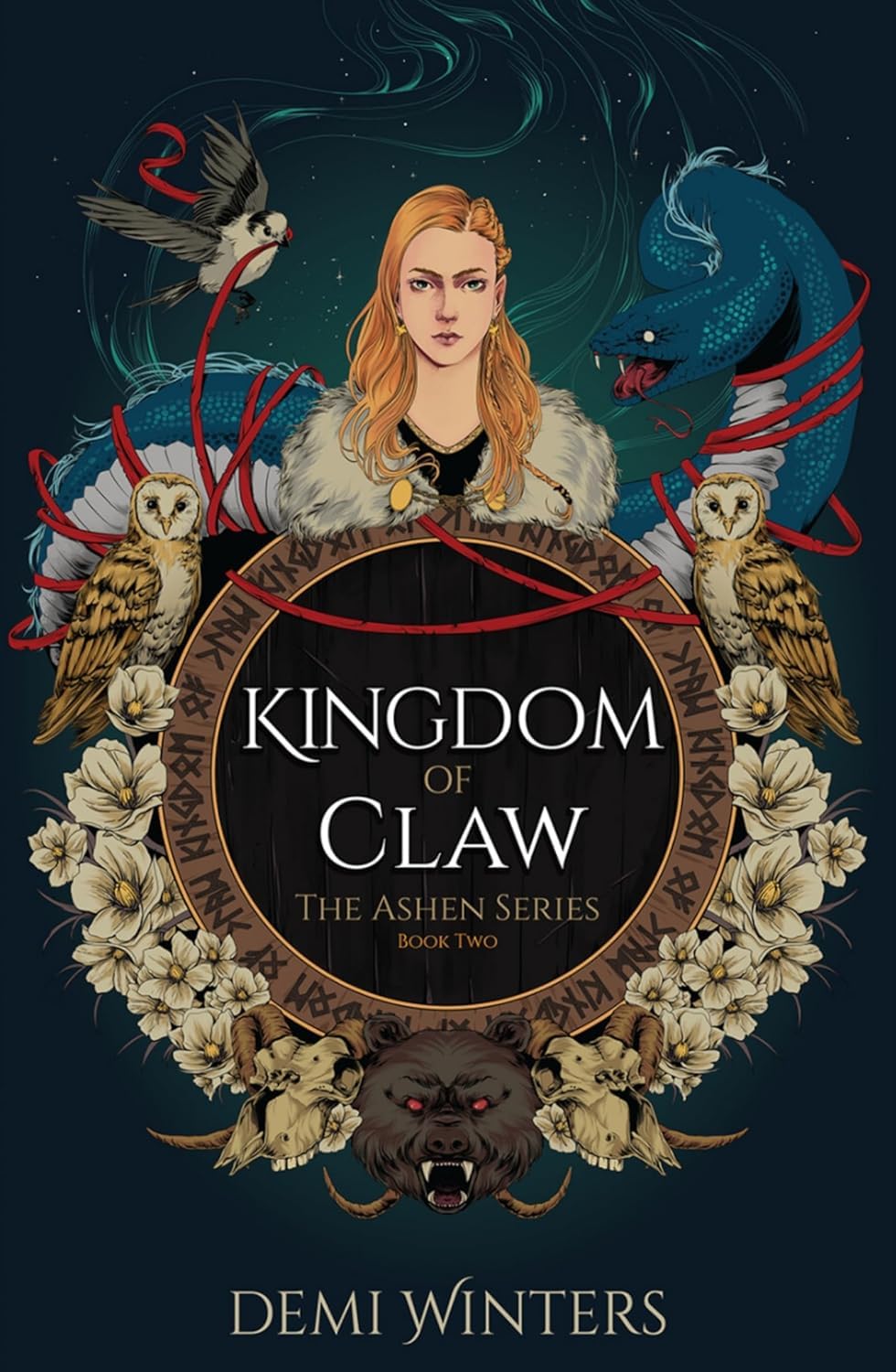 Ashen Series 3 Books Collection Set By Demi Winters (The Road of Bones, Kingdom of Claw & Dawn of the North)