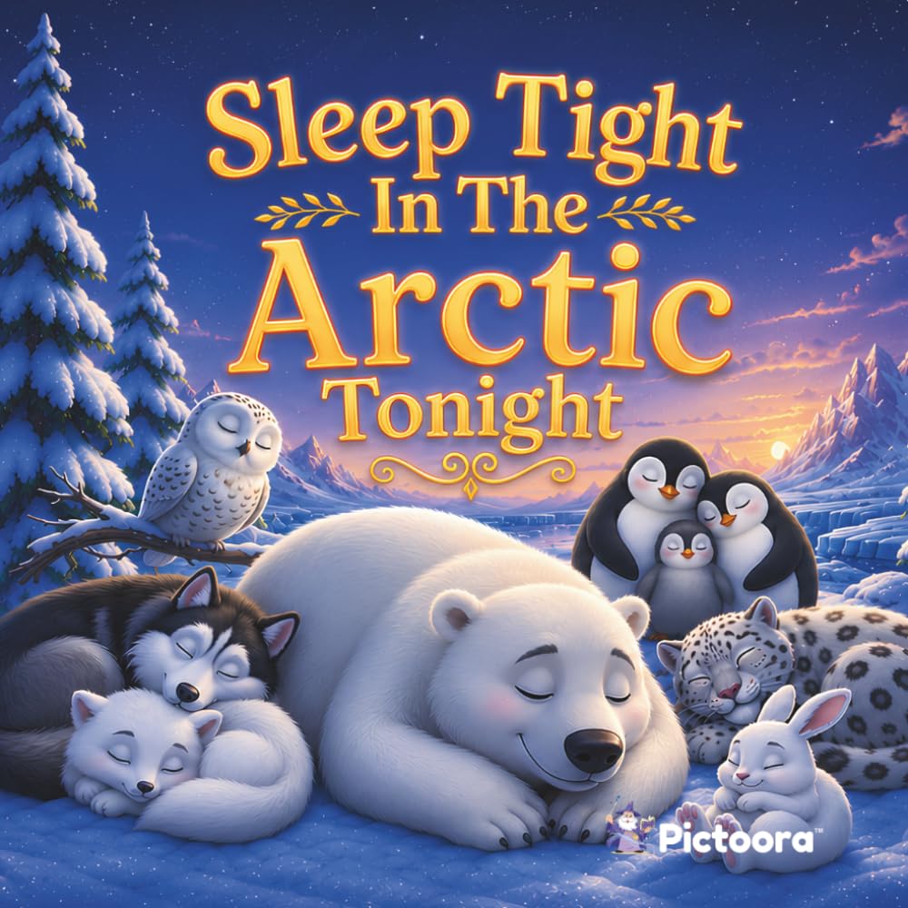 Sleep Tight In The Arctic Tonight: A Bedtime Story Picture Book With Cute Sleeping Arctic Animals For Toddlers, Preschoolers And Kids (Sleep Tight Tonight)