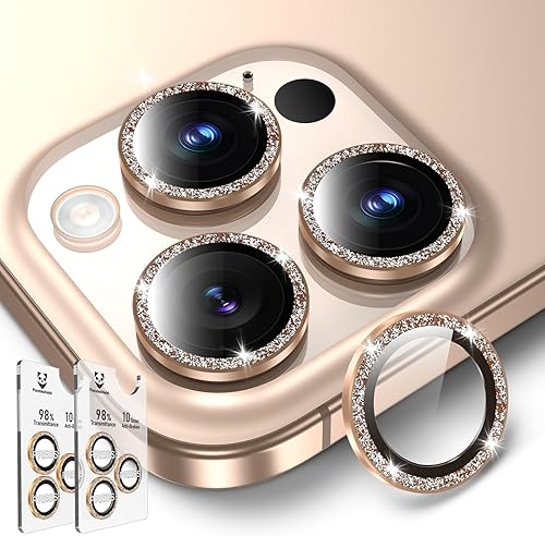 Miniatura 13 de PandaShield Paquete de 2 protectores de lente de cámara antirreflejos para iPhone 17/16/15 Pro y Pro Max, fácil instalación, arañazos, dureza 9H