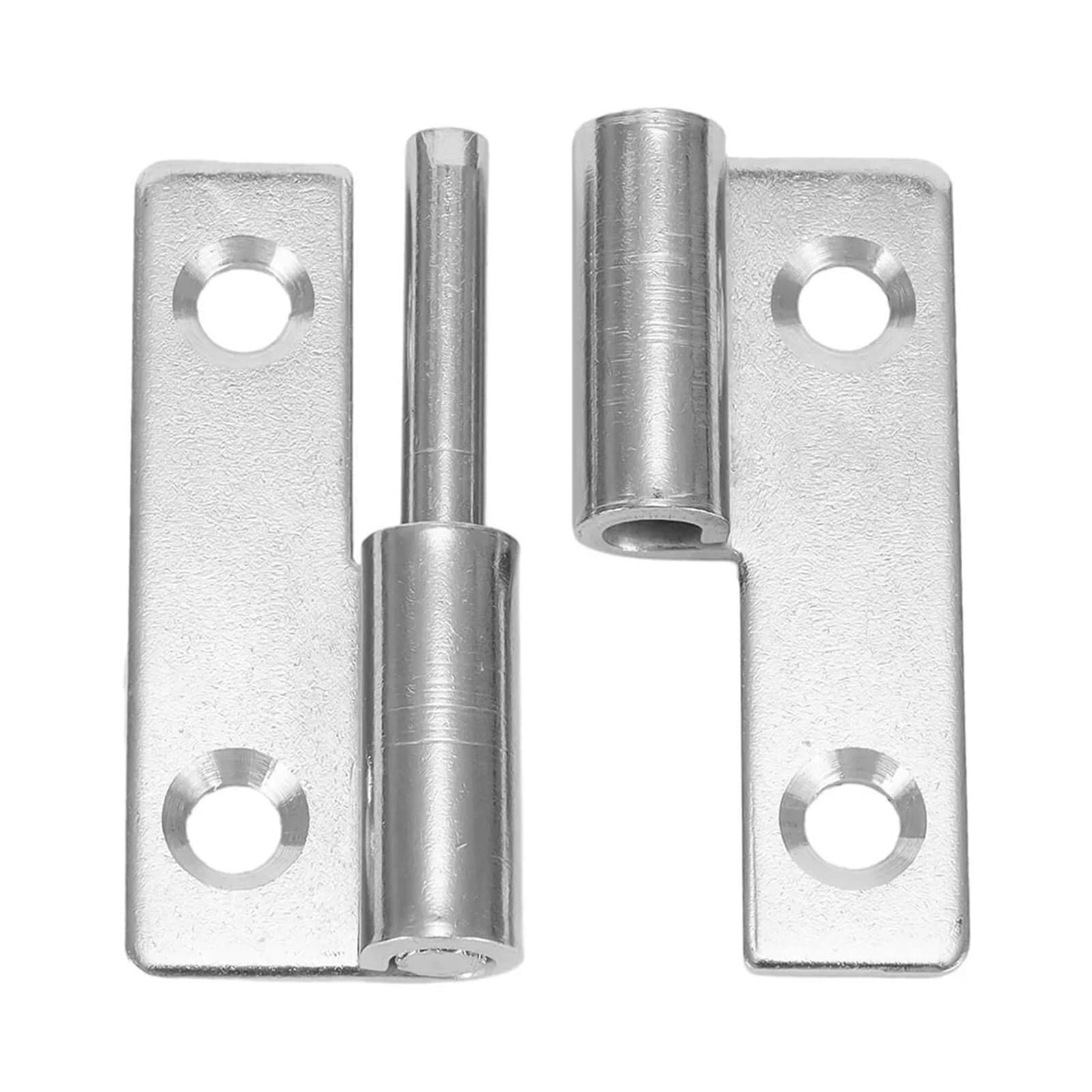 Door Hinges 5Pcs Versatile Stainless Steel Removable Hinge Heavy Duty Casement Hardware(40x30x1.5 Left)