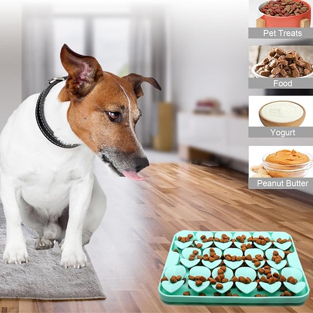 Foto 8 de 8 de Hongjingda Colchoneta para lamer Perros - Rompecabezas Comida para Perros para Cachorros