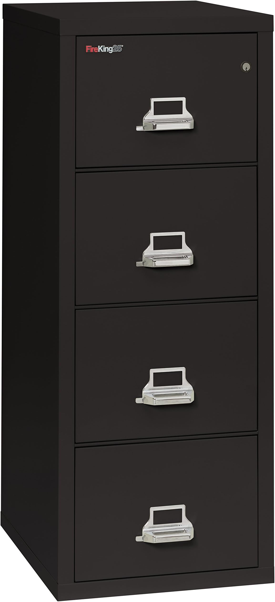 Fireproof Vertical File Cabinet, 4 Legal Sized Drawers, 52.25in H x 20.81in W x 25.06in D, Made in The USA