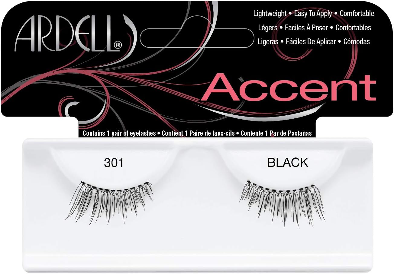 Ardell Accent Lashes, Black [301] 1 Pair