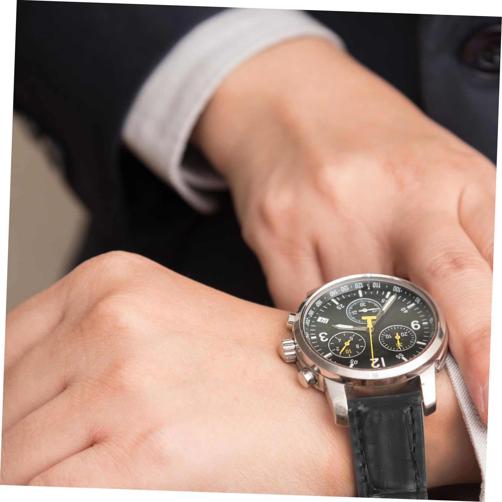 LIFKOME ver accesorios bandas de reloj inteligentes correas de reloj relojes de hombre correa rejoj correa watch correa ajustable para reloj correa para reloj Acero inoxidable Black