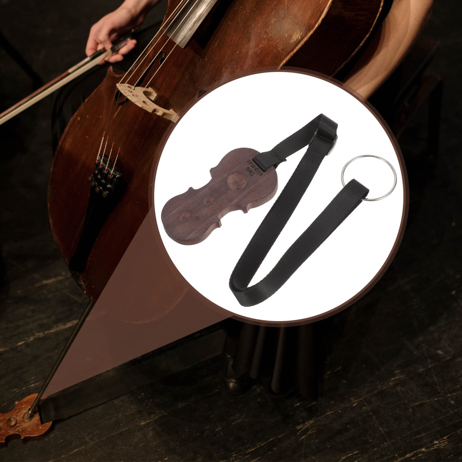 Non-slip Metal Cello Anchor Stopper Metal Cello Endpin Stopper | Non-Slip Anchor Rest With Two Positioning Holes For Cellists Cello Endpin Anchor Non-slip Metal Cello Anchor Stopper Metal Cello Endpin Stopper | Non-Slip Anchor Rest With Two Positioning Holes For Cellists Cello Endpin Anchor