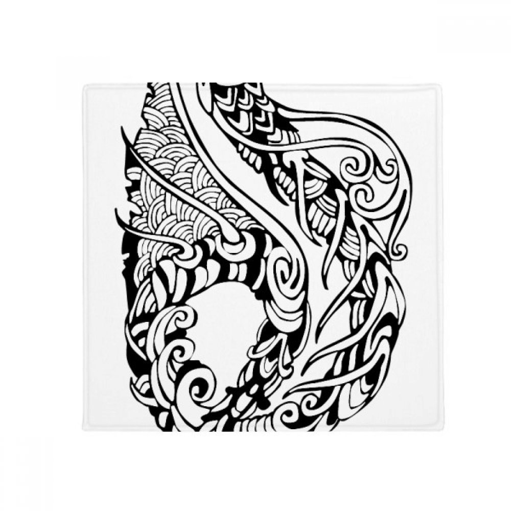 Tapis dragon chinois antidérapant de 80cm idéal pour la porte de cuisine