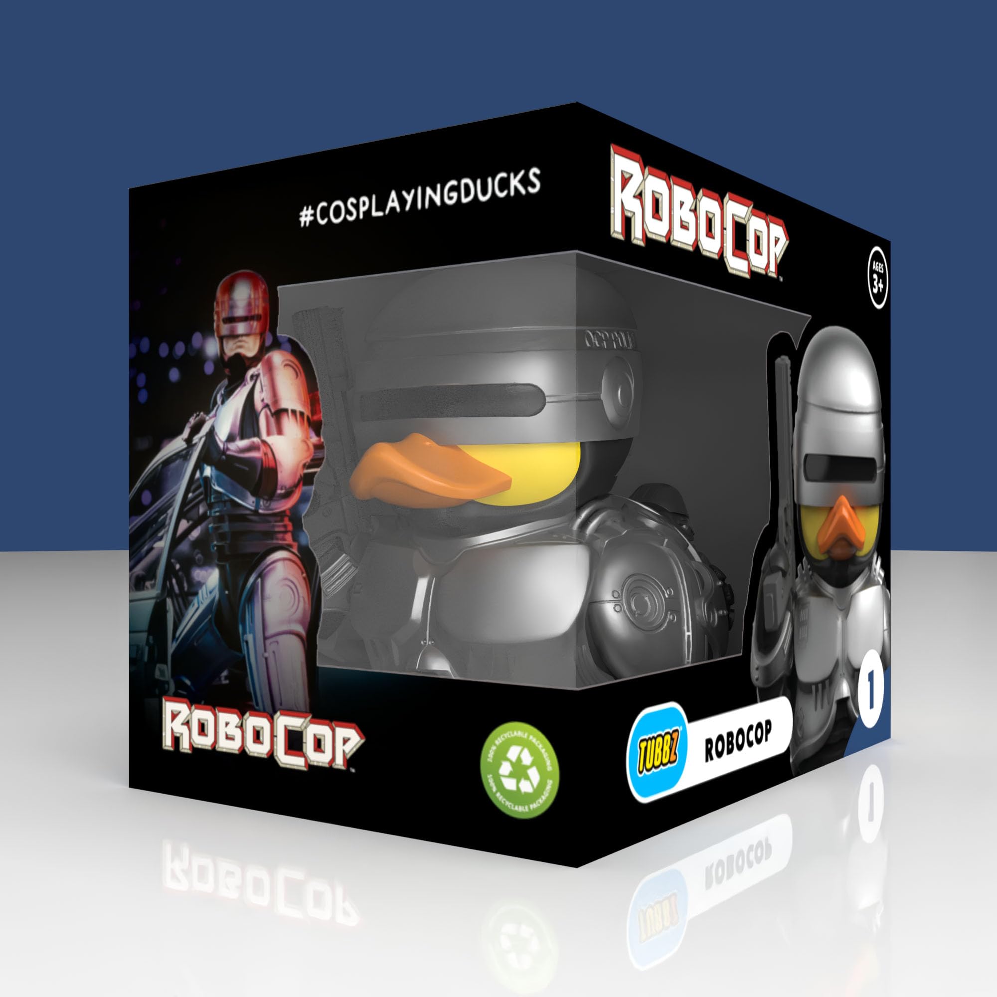 TUBBZ Boxed Edition: Robocop Cosplaying Rubber Duck Vinyl Figure, Robocop (Boxed) - Image 2