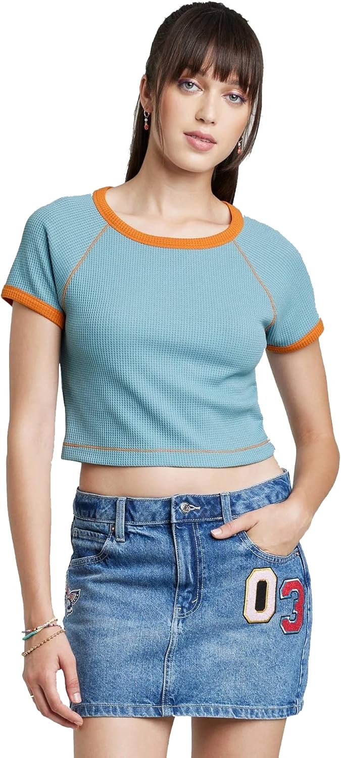 Sweat Cropé Wild Fable Gris, Femme Taille S, Manches Longues, Neuf Avec étiquette