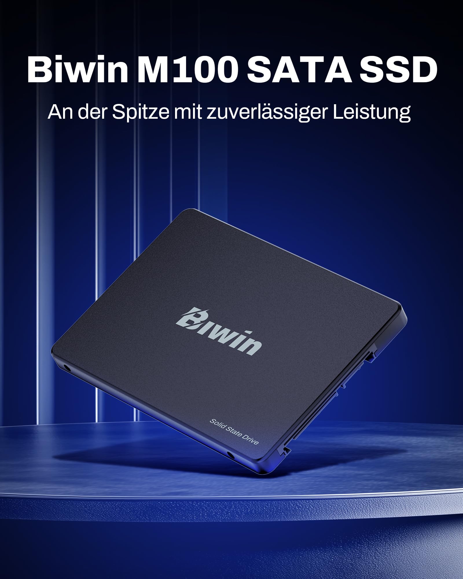 BIWIN M100 512GB SATA SSD 2,5" - bis zu 550 MB/s Lesen - Schnelle, Leise, Stoßfeste Solid State Festplatte