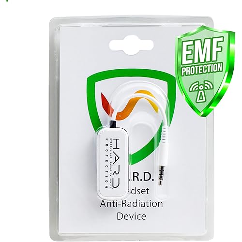 Shield Your Body Headset Anti Radiation Device, EMF Blocker Wire Headphone Accessory, Functional Air Tube Alternative with Improved Audio Quality, Compatible with 5G Devices and 3.5mm Headphones