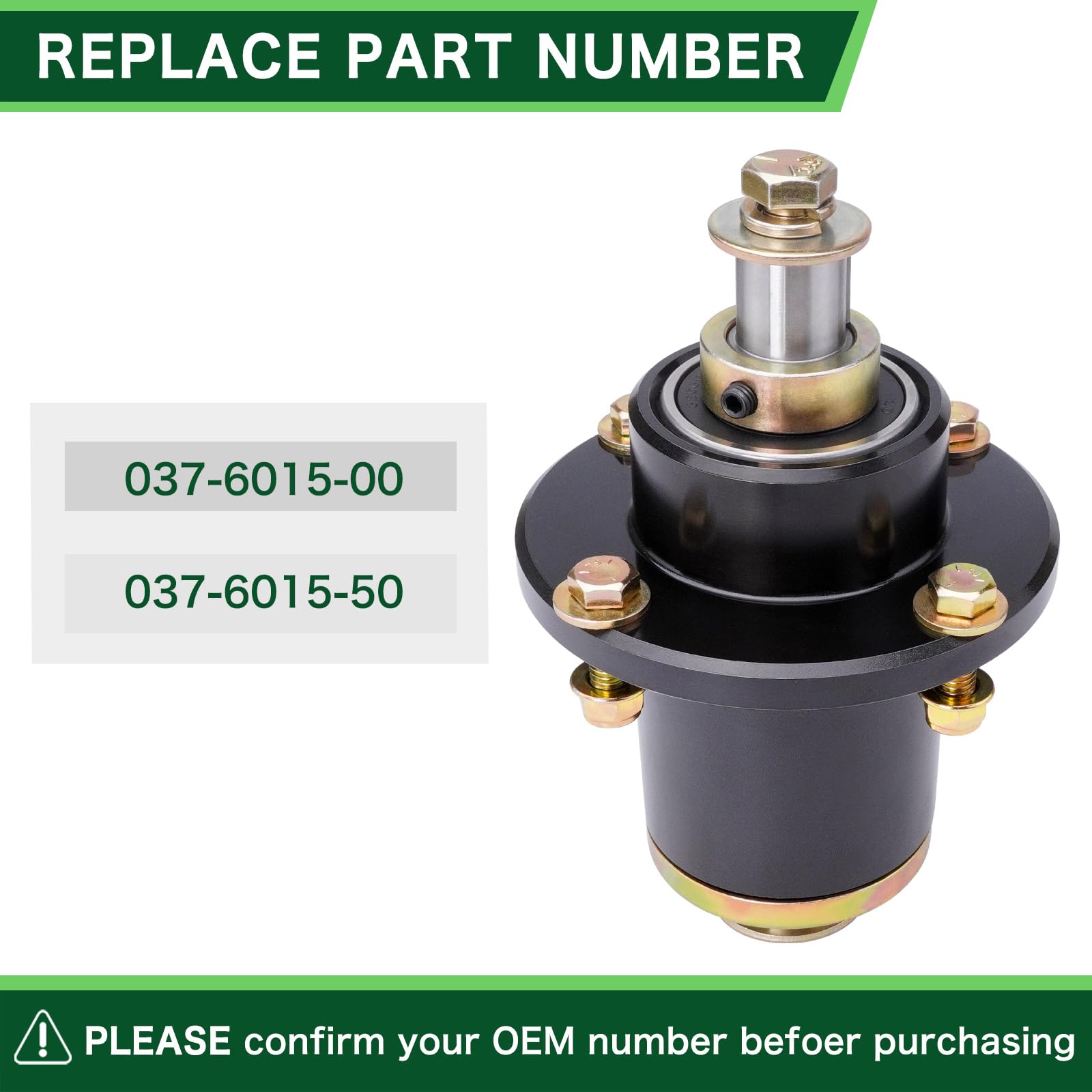 Caltric Spindle Assembly Replacement For Bad Boy Mowers - Fits Multiple Models & Deck Sizes