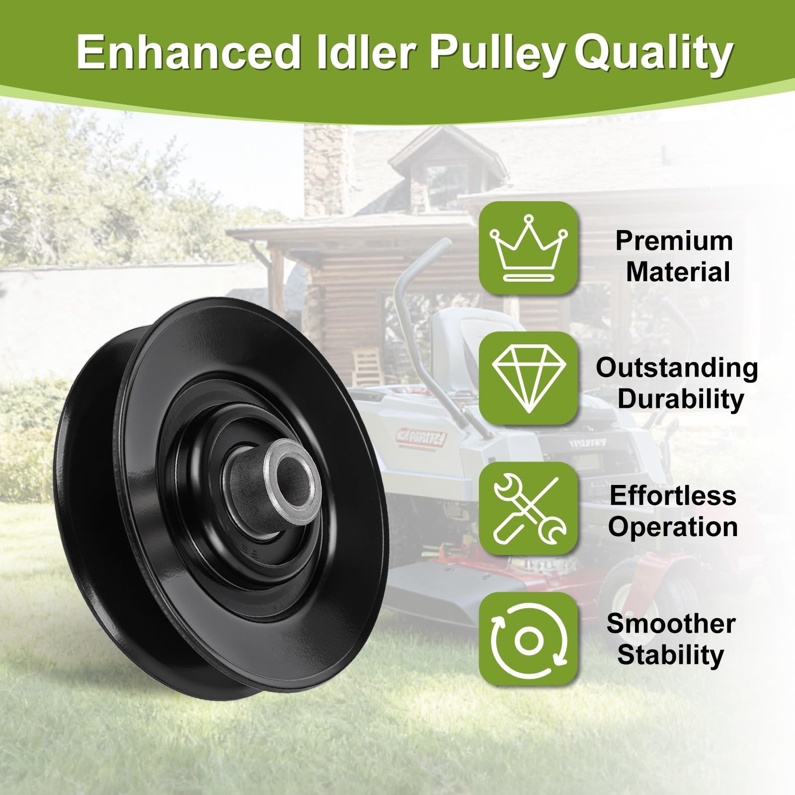 Amazon.com : AOIT 119-8822 Idler Pulley Compatible with Ex-Mark