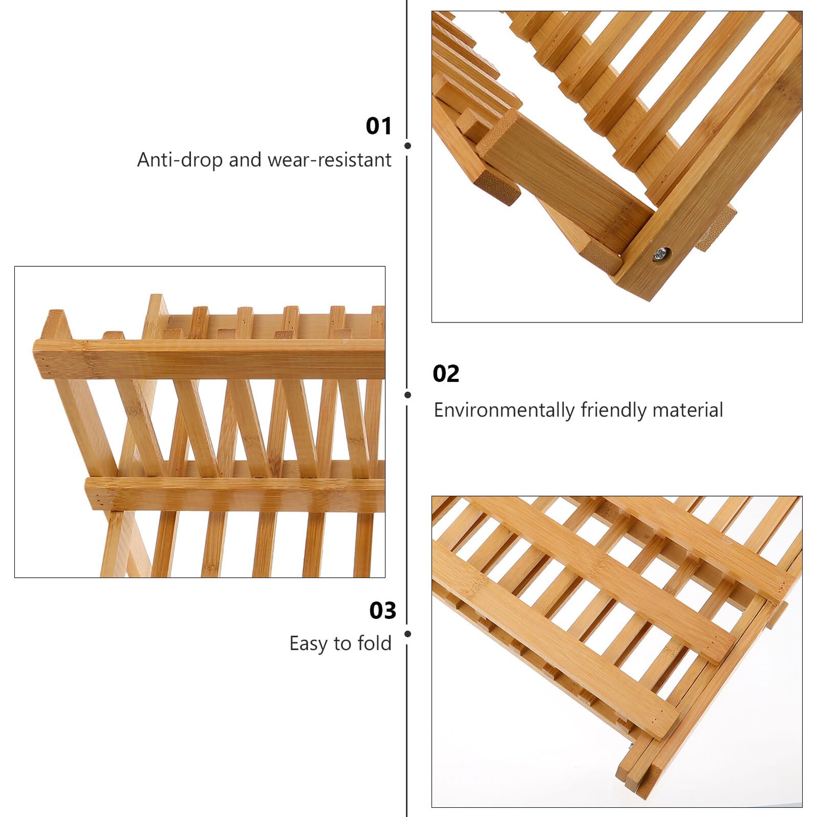 Toyvian Faltbares Abtropfgestell für Outdoor Camping, Tragbar