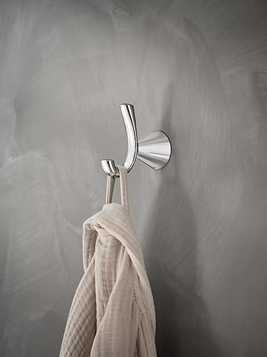 Miniatura 2 de Moen YB2303CH Glyde - Gancho para bata, 1 unidad (paquete de 1), cromado