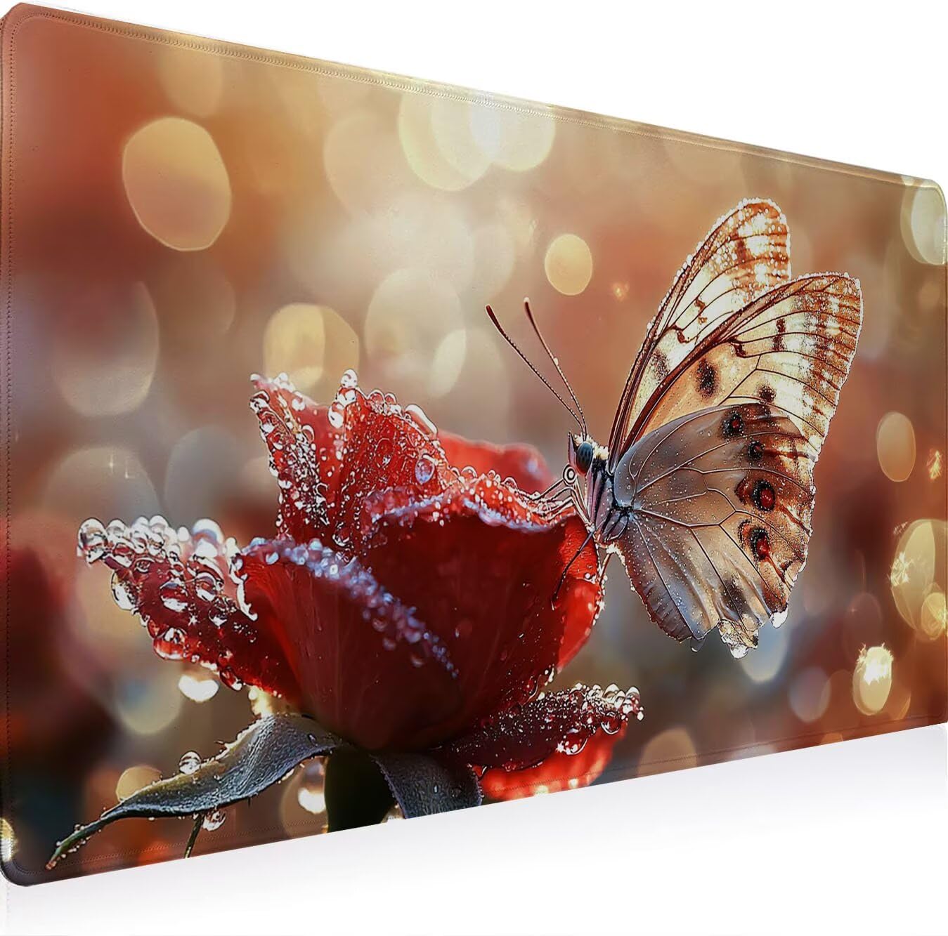 Podkładka pod mysz, podkładka pod mysz XXL 1500 x 800 mm podkładka pod mysz dla graczy, wodoodporna gumowa podstawa, duża podkładka pod mysz do gier na biurko szyte krawędzie wodoodporna