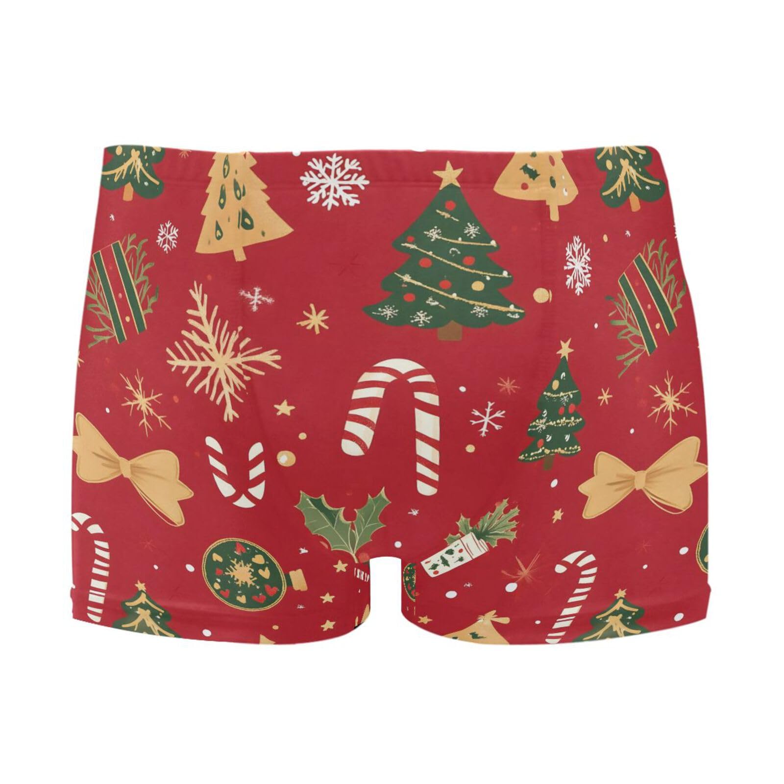 UMIRIKO Christmas Tree Candy Cane Men Swim Brief Square Leg Swimsuit Swimwear Bathing Suits for Men M 202b8213