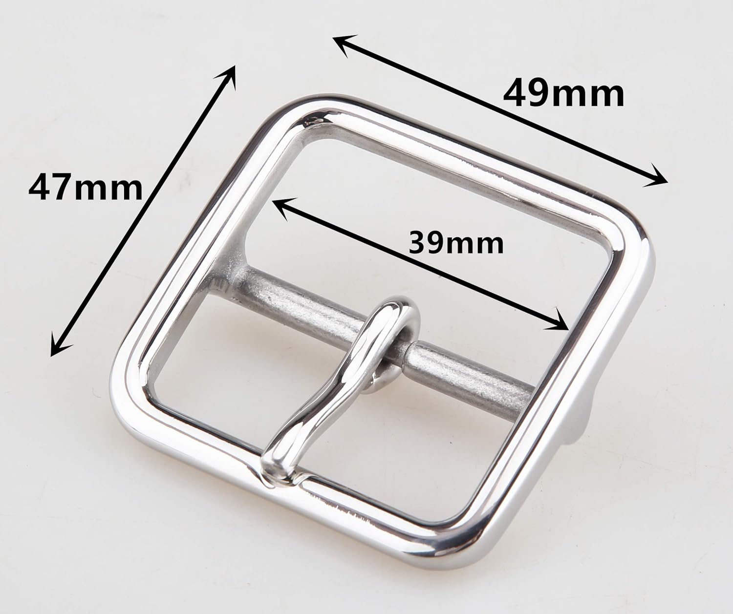 SENWA Men's Replacement Metal Buckle Square Pin Buckle Durable - Image 3