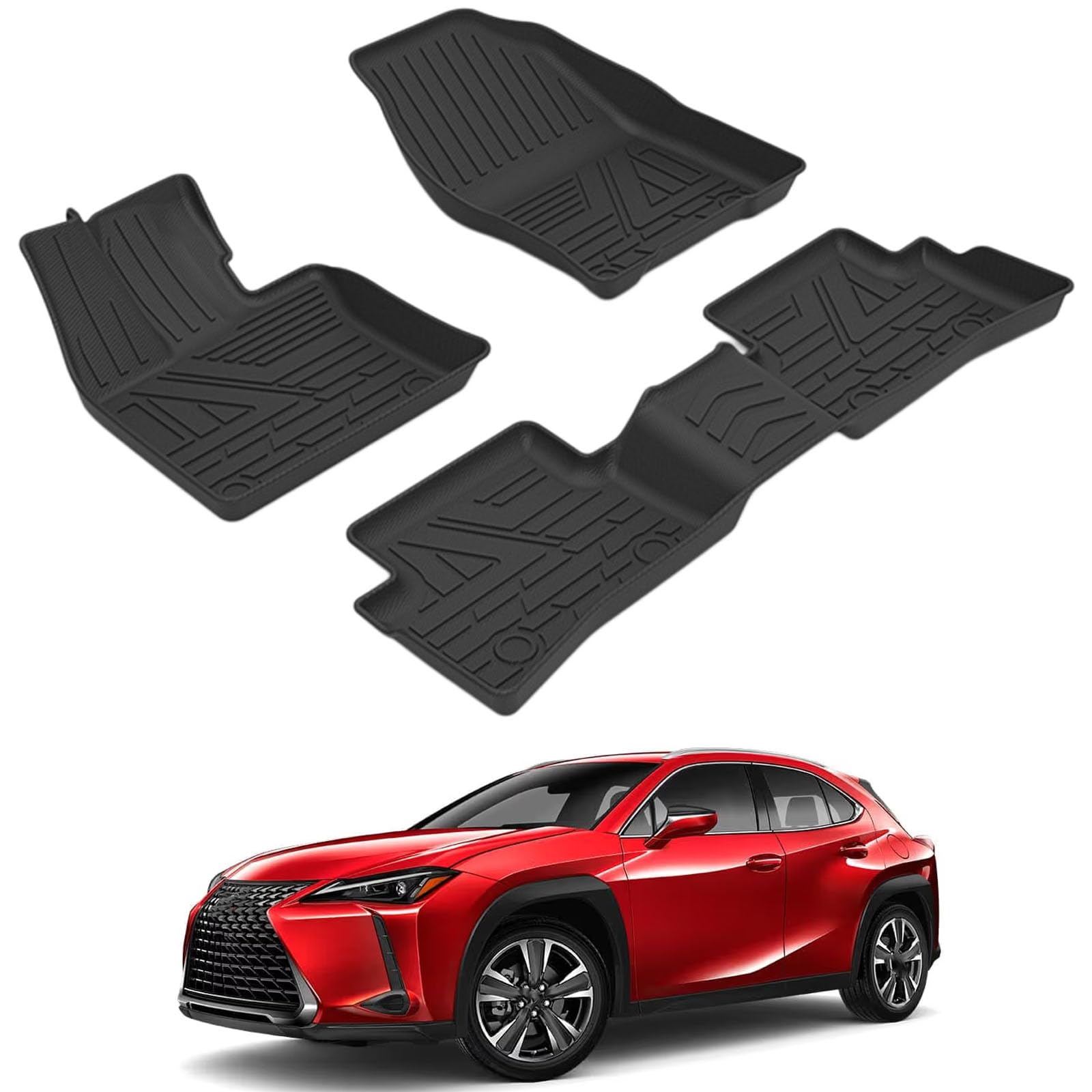 PAPEP Floor Mats for Lexus UX Pure Gasoline/Hybrid 2019-2025 RHD