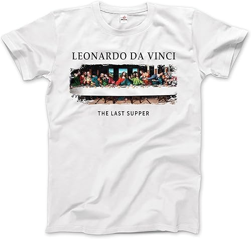 Miniatura 4 de Products Leonardo Da Vinci - The Last Supper Artwork T-Shirt (Adults, Kids, Short & Long Sleeve) Black