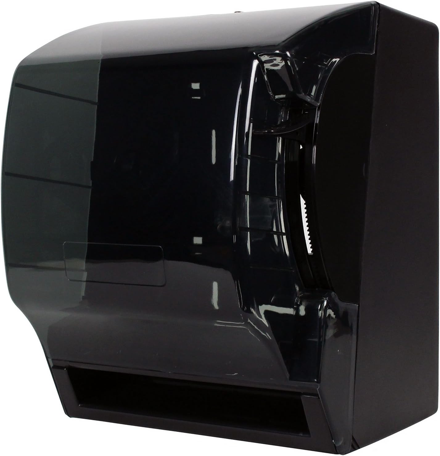 2008 Commercial Paper Towel Dispenser Wall Mount - Push Down Lever Roll, Translucent Black (High Impact Plastic)